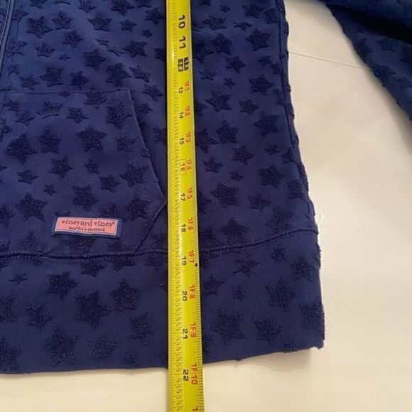 VINEYARD vines womens hooded zip up sweatshirt 
navy blue 
size‎ small - Picture 8 of 8